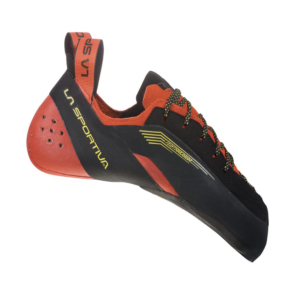 La Sportiva Testarossa Men's Climbing Shoes - Red/Black - AU-709352